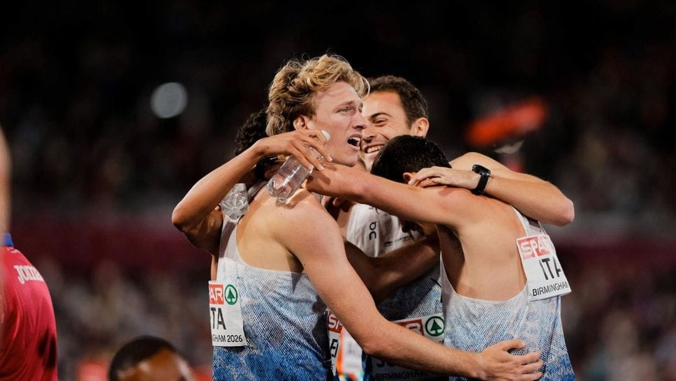 Impresa del lodigiano Edoardo Scotti che conquista la medaglia d’oro nella 4x400 a Birmingham 