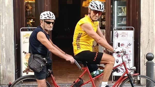 Melegnano, non vedente in tandem: il sogno che si avvera
