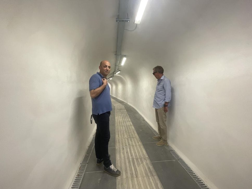 Codogno: era il «sottopasso della vergogna»,adesso è candido e c’ è anche un percorso per ciechi