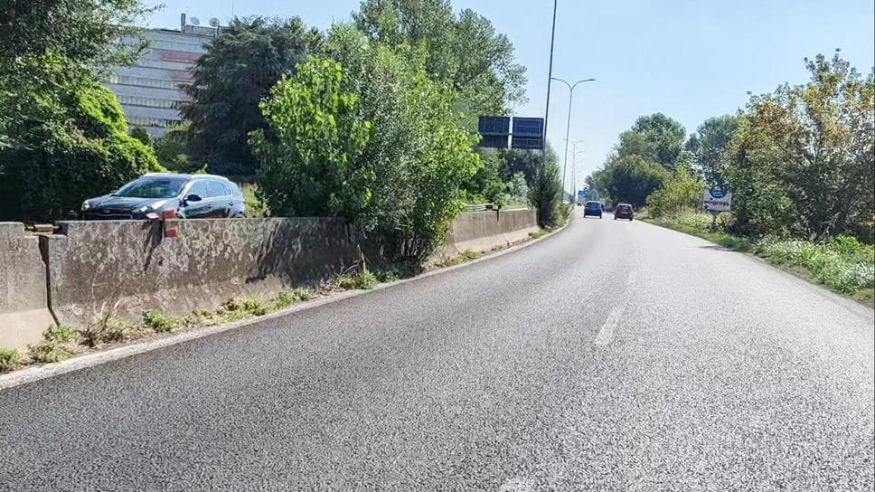 Tangenziale, crescono le piante tra le corsie 