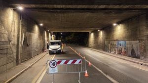 Viadotto ferroviario in via Sforza a Lodi, partiti ieri sera i lavori