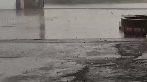 Tempesta con grandinata a Cornovecchio