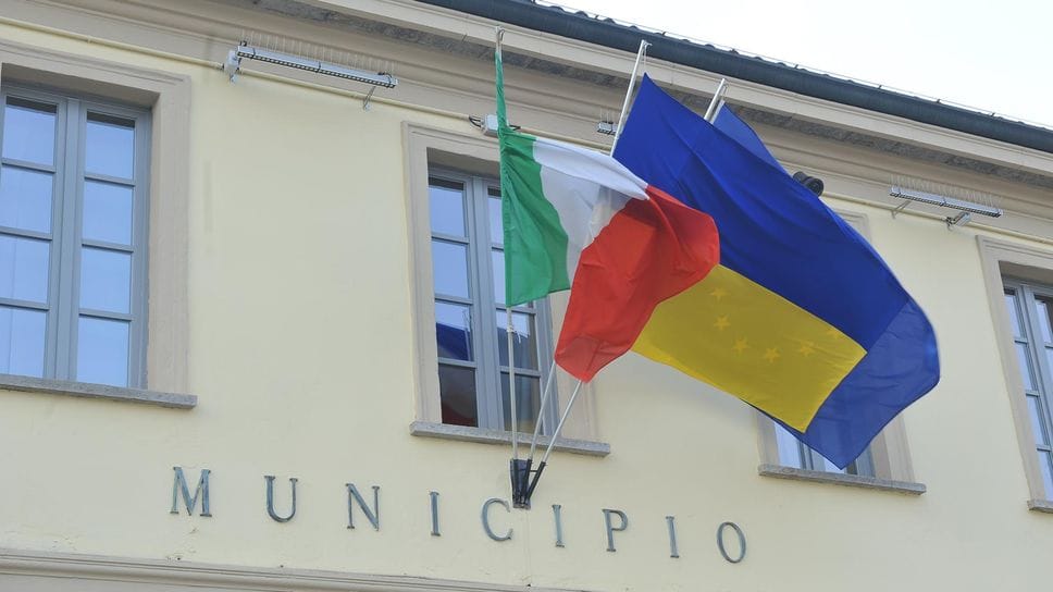 Lite in piazza per uno scambio di persona