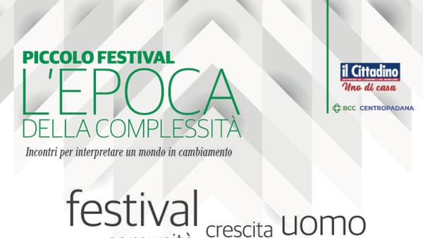 Torna a Lodi il piccolo festival “L’Epoca della complessità” 