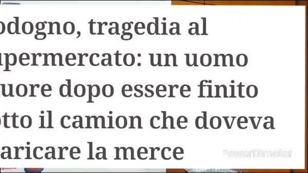 Un 49enne muore schiacciato da un tir. Le altre notizie del giorno