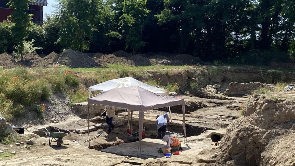 A Lodi Vecchio tornano alla luce le antiche terme di Laus Pompeia