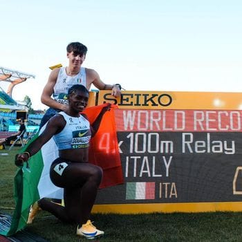Oro e record del mondo nella staffetta: finisce in gloria il mondiale U20 di Kelly Ann Doualla  