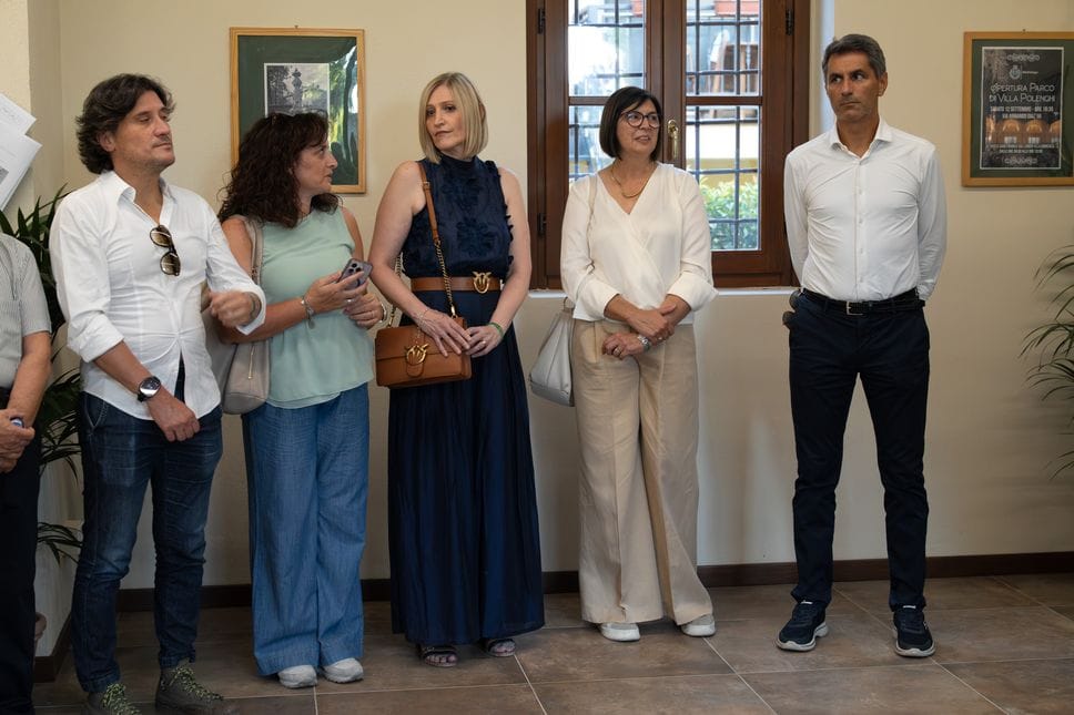Taglio del nastro per il parco di Villa Polenghi a Codogno