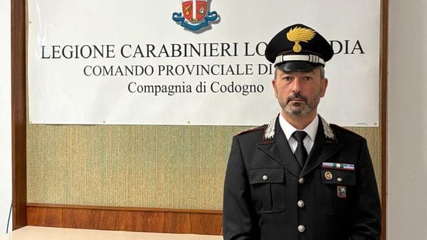 Il capitano Marco Palumbo è il nuovo comandante dei carabinieri di Codogno