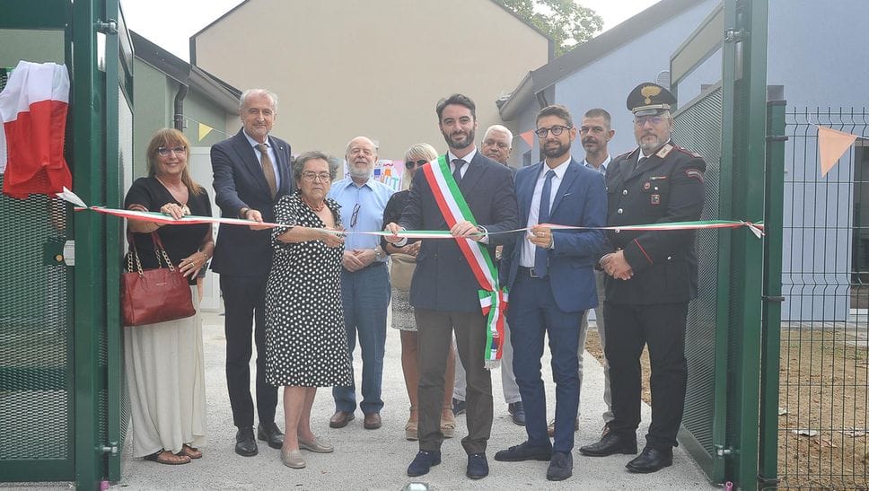 Taglio del nastro per il nuovo asilo nido di Mulazzano