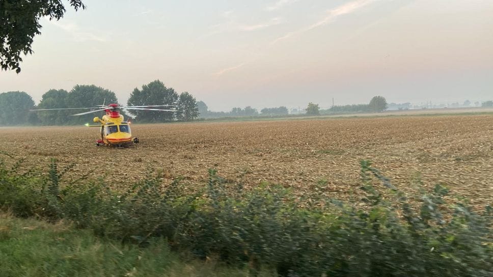 Incidente sulla via Emilia, arriva l’elisoccorso