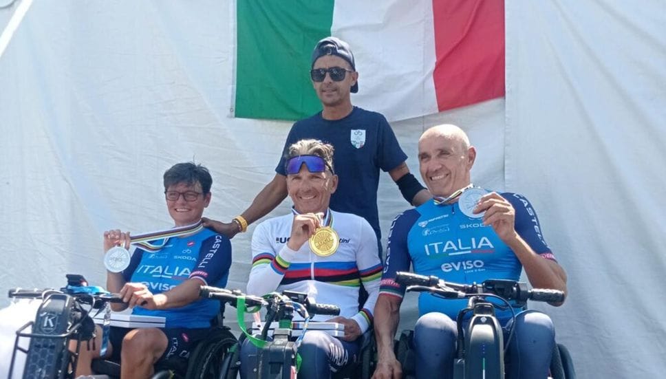Fabrizio Cornegliani conquista l’oro ai mondiali di paraciclismo in Alabama