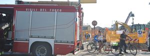 Fuga di gas al cantiere del ponte Disagi tra i residenti dell’Oltreadda