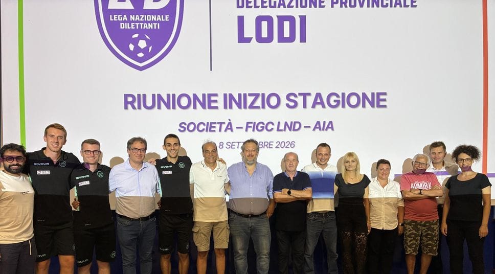 Calcio, al via la stagione con il confronto tra la Figc, le società lodigiane e sudmilanesi e gli arbitri