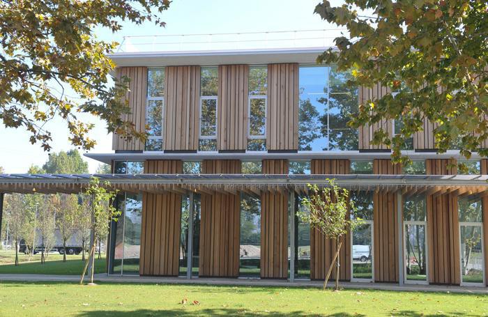 L’ingresso del nuovo “campus” oltre la tangenziale