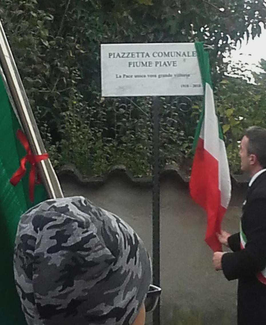La piazzetta comunale Fiume Piave