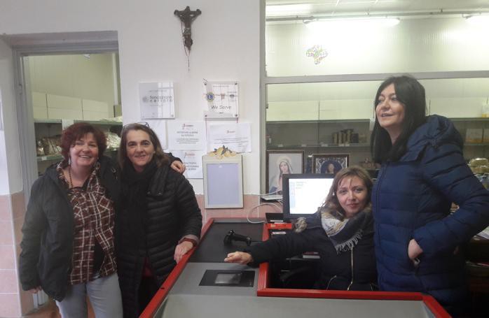 L'emporio Don Gnocchi di San Colombano