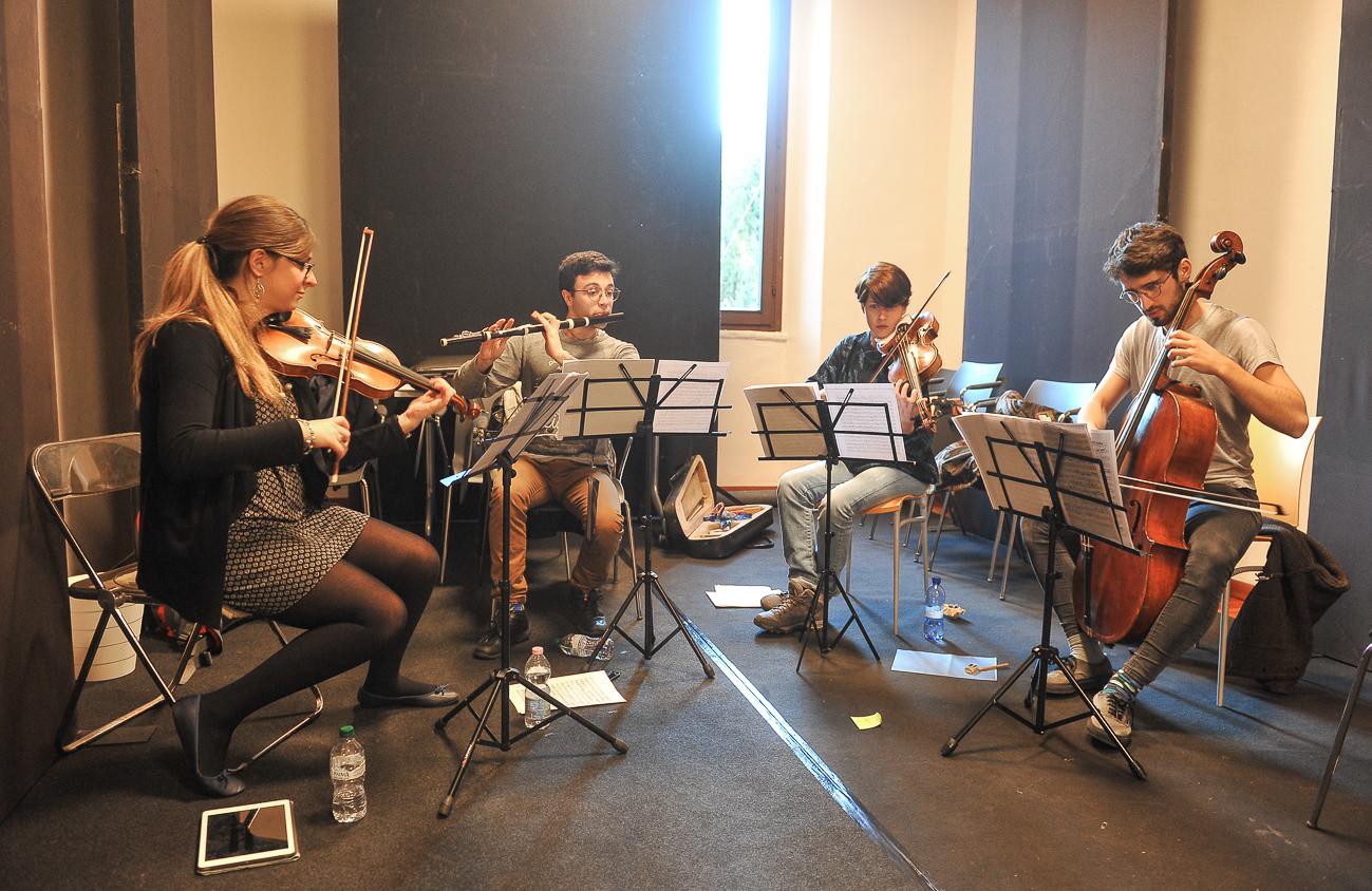 Le prove della Theresia Youth Orchestra