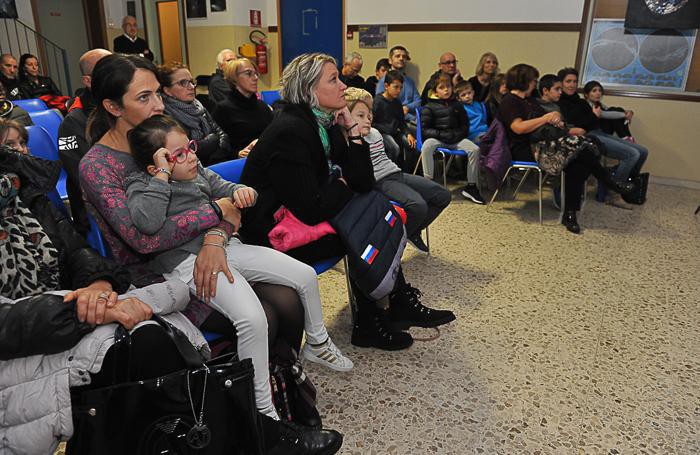 Il pubblico all'osservatorio