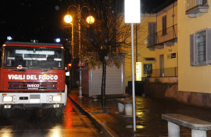 È stato necessario anche l’intervento dei vigili del fuoco