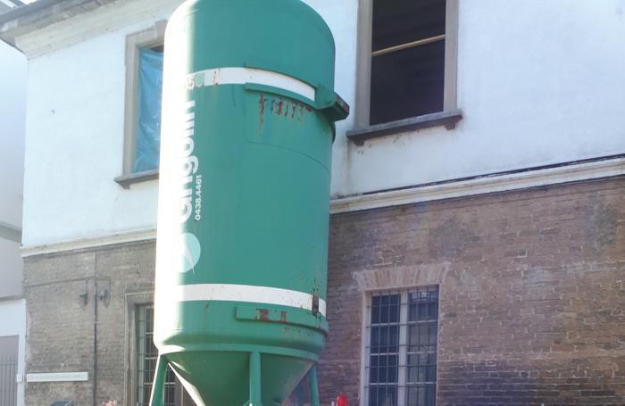 Il cantiere per le case popolari di via Gorini