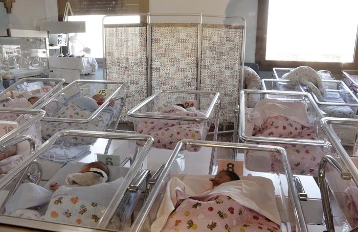 La nursery dell’ospedale di Lodi