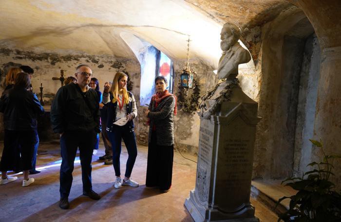 La cripta Pallavicino a San Fiorano