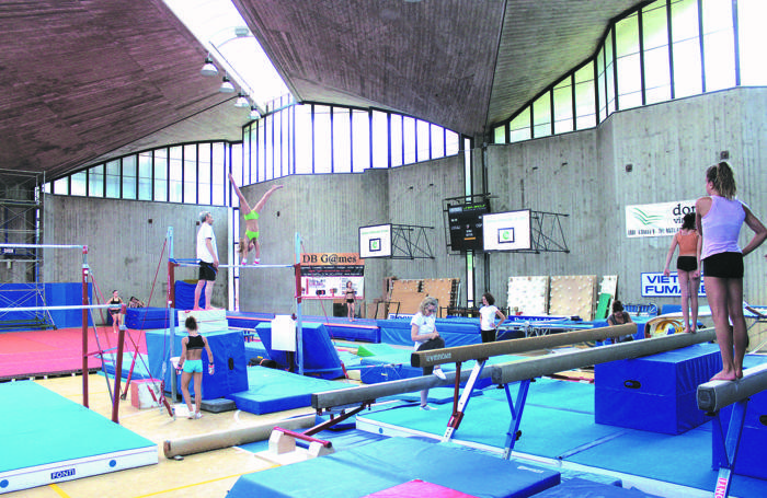 La palestra Ghisio in una foto d’archivio