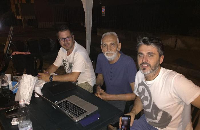 Da sinistra il sindaco di San Martino Andrea Torza, quello di Ossago Luigi Granata e Aldo Negri, assessore a San Martino