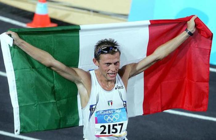 Stefano Baldini ad Atene 2004