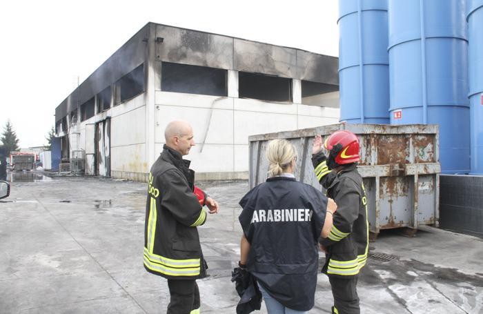 L’incendio nel capannone della Mirandolina