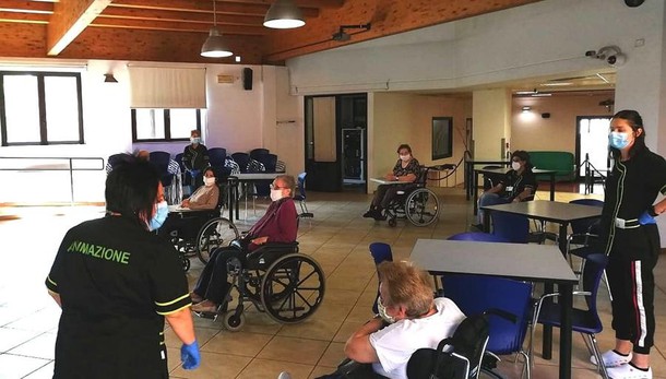Melegnano, riprendono le visite dei parenti alla Castellini