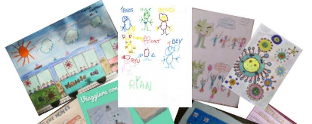 Il Covid Nei Disegni E Nelle Parole Dei Bambini Non C E Rabbia Ne Sconforto Cronaca Corte Palasio