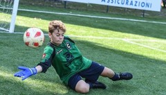 Riky, super portiere anche con un braccio solo