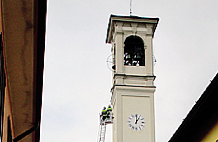 I vigili del fuoco di Lodi in azione