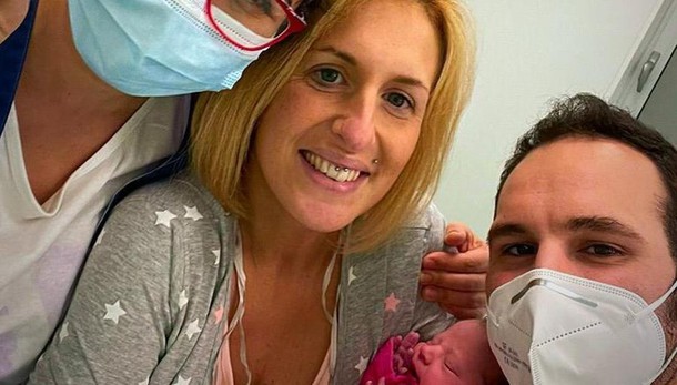 Il panettiere solidale diventa papà: il giorno di San Bassiano è nata Emily