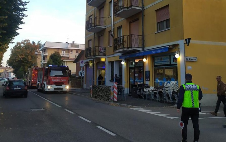 Fiamme in un appartamento, evacuato condominio in viale della Resistenza a Codogno