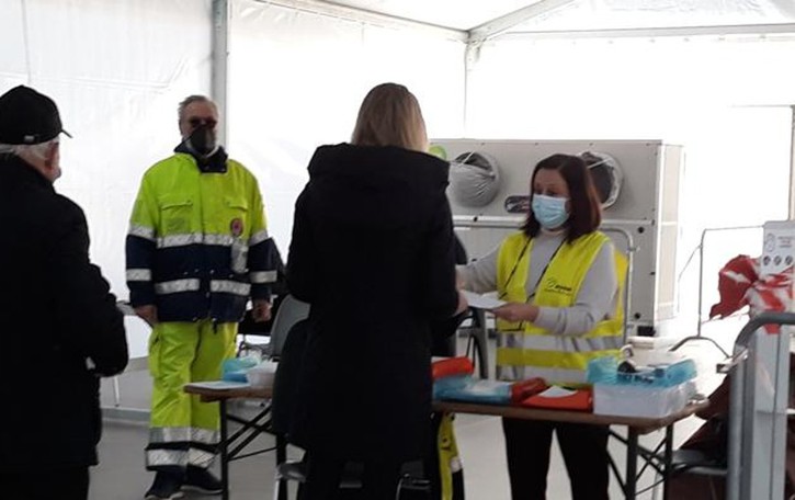 VIZZOLO Boom di vaccinazioni all’hub