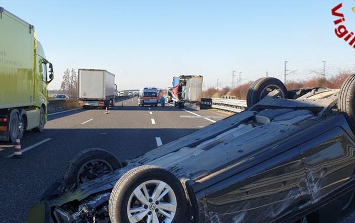 Due incidenti in mezz’ora sull’Autostrada del Sole e sulla provinciale 107 a San Martino
