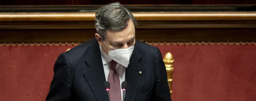 Draghi al Senato: «Riforme ed emergenza sociale» - Cronaca, Lodi