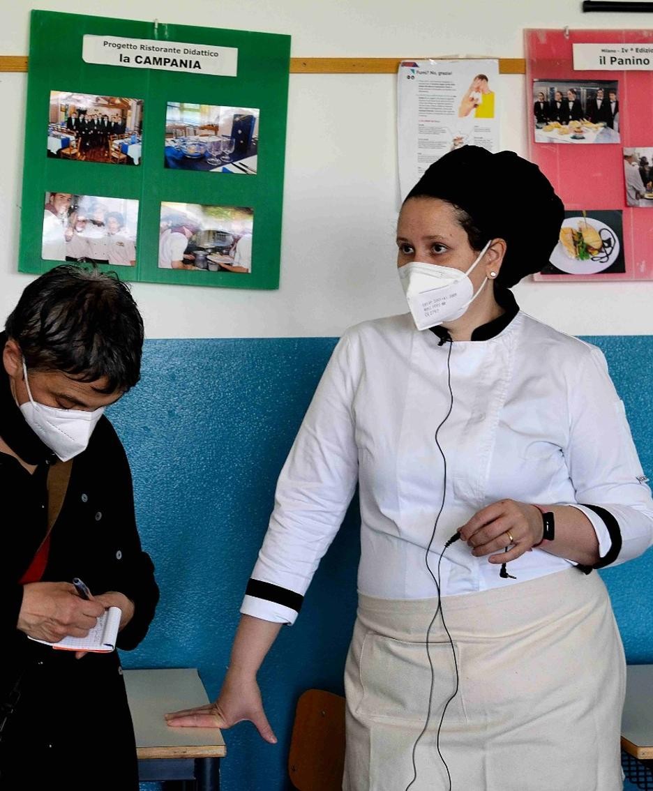 La docente Tiziana Salmaso (foto Luca Maccagni)