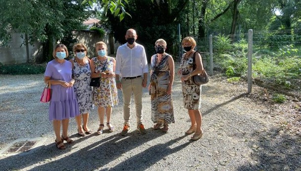 CODOGNO Sopralluogo al parco di villa Polenghi
