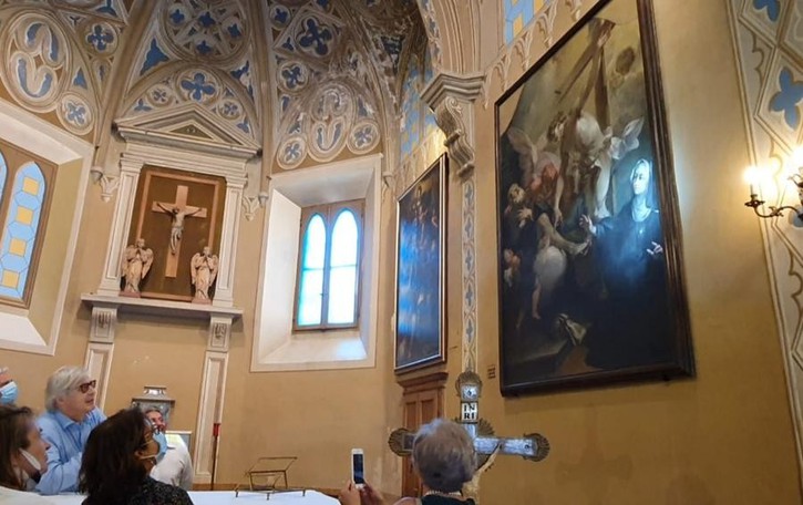 Sgarbi in visita nella Bassa ai “gioielli” di Magatti