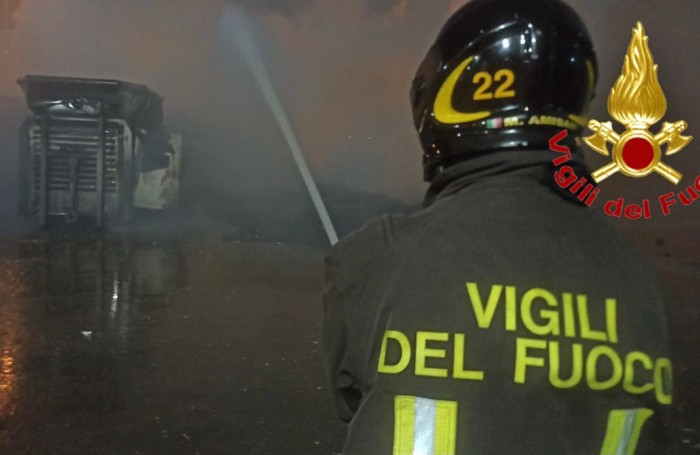 L’incendio