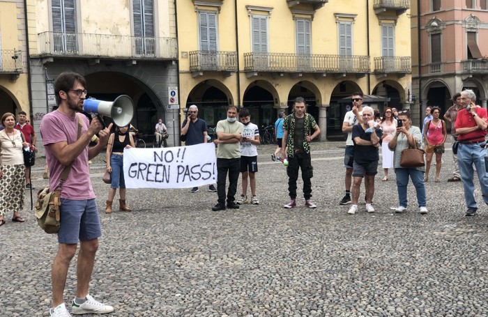 Lodi, la protesta