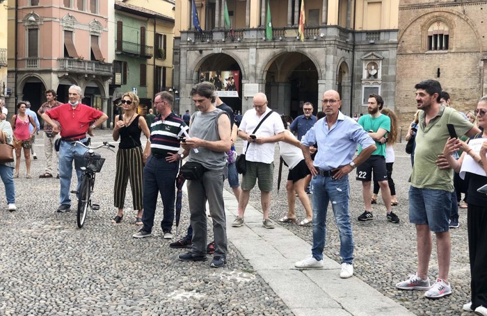 Lodi, la protesta