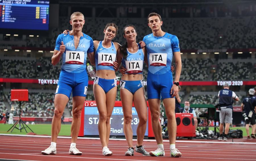 olimpiadi staffetta da record italiano ma niente finale per scotti e compagni sport dorga