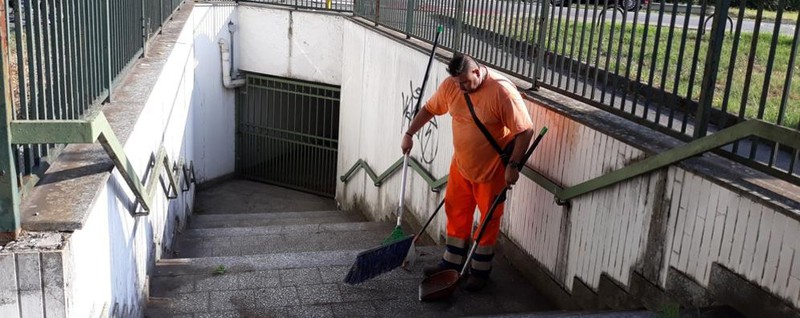 MELEGNANO La Mea ha ripulito il sottopasso che porta al cimitero - Vimarsana News