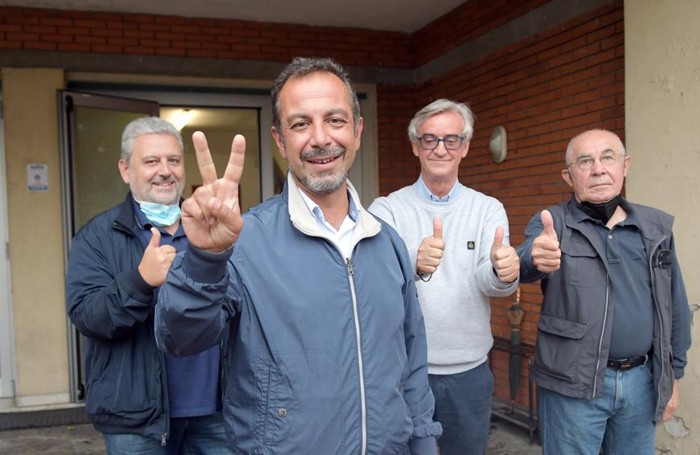 Gianluca Di Cesare dopo la vittoria a Cerro