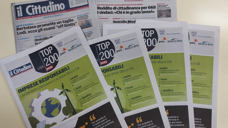 LODI - Oggi alle 17.30 all’auditorium della Banca Popolare di Lodi l’evento “Top 200” de «il Cittadino». Con il giornale di venerdì l’inserto di 112 pagine con tutti i fatturati e i dati di bilancio delle prime 200 imprese lodigiane LODI - Oggi alle 17.30 all’auditorium della Banca Popolare di Lodi l’evento “Top 200” de «il Cittadino». Con il giornale di venerdì l’inserto di 112 pagine con tutti i fatturati e i dati di bilancio delle prime 200 imprese lodigiane